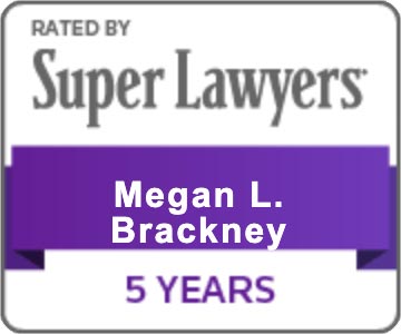 Megan L. Brackney: Super Lawyer Badge