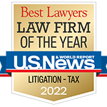 Best Law Firms - "Law Firm of the Year" 2022 Specialty Badge